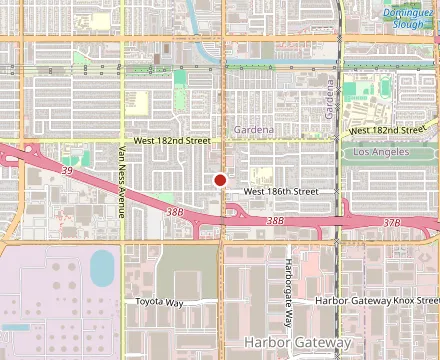 Map showing Shin-Sen-Gumi Chanko - Gardena