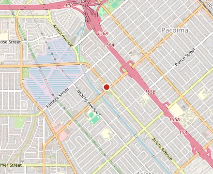 Map showing Ay Papa Que Rico - Arleta, CA
