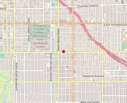 Map showing La Fonda Antioquena