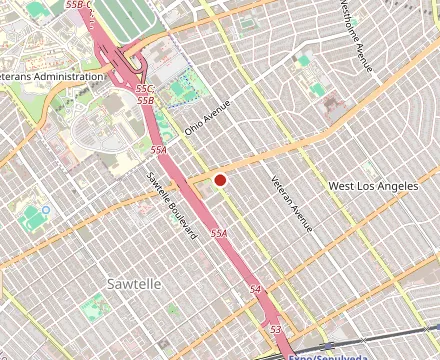 Map showing Zankou Chicken W. Los Angeles