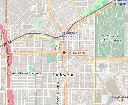 Map showing Dulan's Soul Food Kitchen