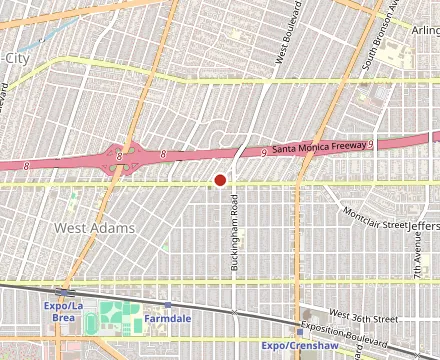 Map showing Taqueria Los Anaya