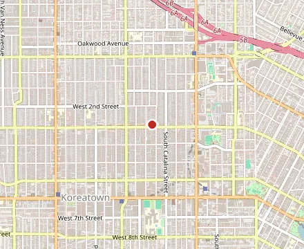 Map showing Las Cabañas de San Pedro Restaurant