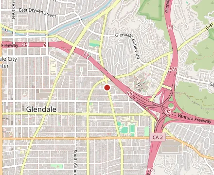 Map showing world cafe
