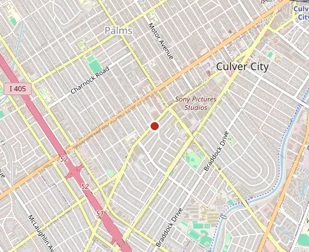 Map showing Lonzo's Restaurant