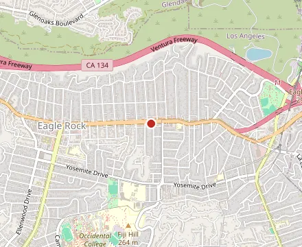 Map showing Casa Bianca Pizza Pie