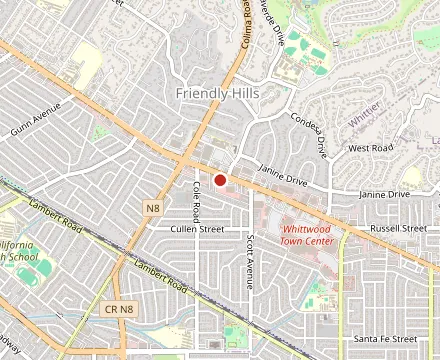 Map showing Original Roadhouse Grill