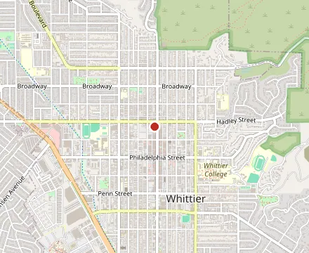 Map showing Sage Restaurant & Lounge