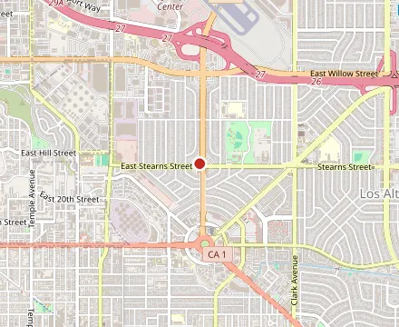 Map showing Steel Cup Café