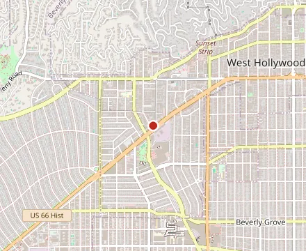 Map showing Drip and Dolce
