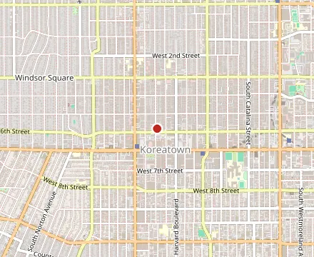 Map showing Kyochon Chicken