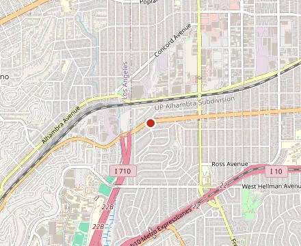 Map showing Aloha Food Factory