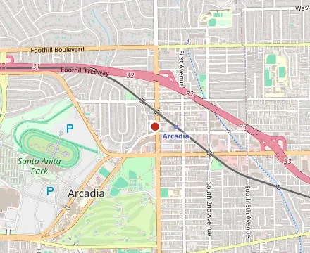 Map showing Villa Catrina