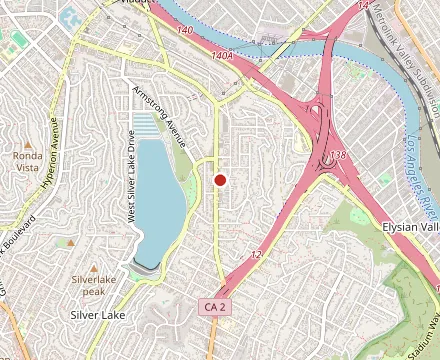 Map showing The Red Lion Tavern