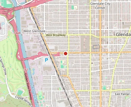 Map showing Flamin Flavor Shawarma & Grill