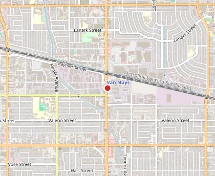 Map showing Guatemalteca Bakery