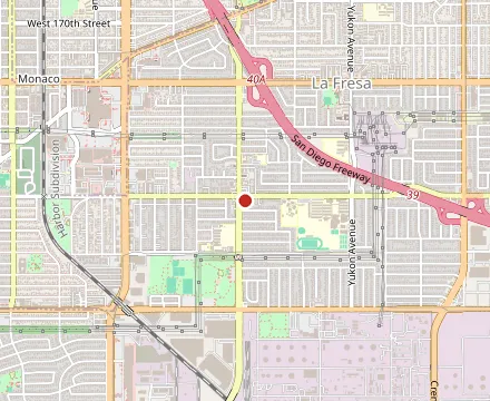 Map showing Steve's