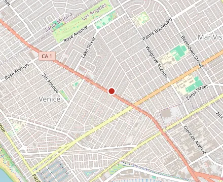 Map showing Superba Food + Bread Venice
