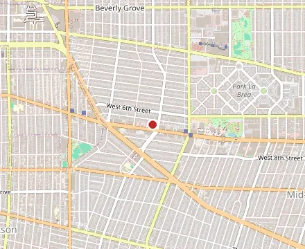 Map showing Videre Rooftop Restaurant & Bar