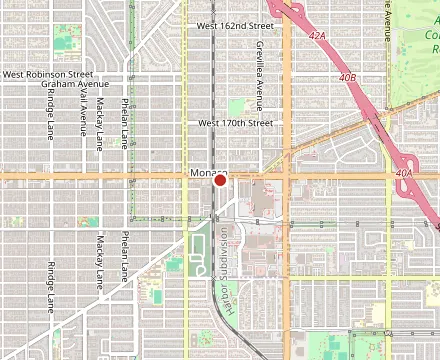 Map showing The Great Room Cafe