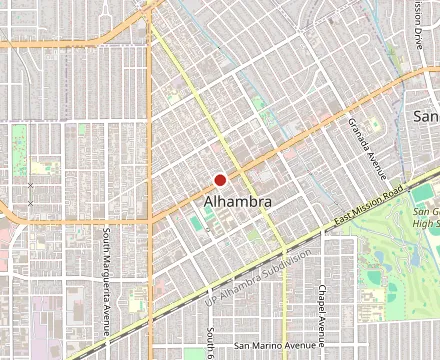 Map showing The Boiling Crab