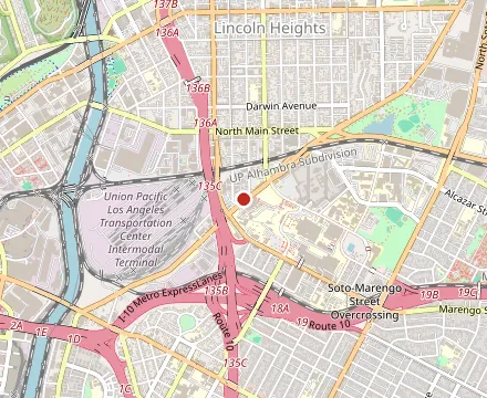 Map showing La Chuperia #1