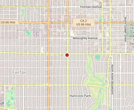 Map showing Osteria Mozza