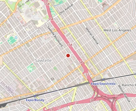Map showing Curry House CoCo Ichibanya - Sawtelle