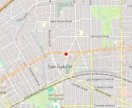 Map showing Newport Seafood Restaurant