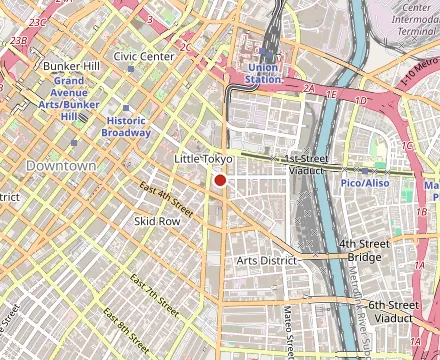 Map showing Sushi Gen