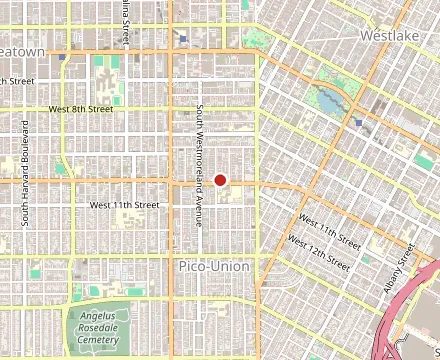 Map showing TGI Korean BBQ