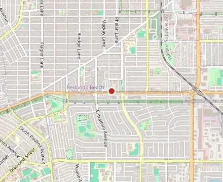 Map showing Big Mike's Redondo Beach