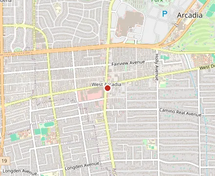 Map showing Mama Lu's Dumpling House - Arcadia