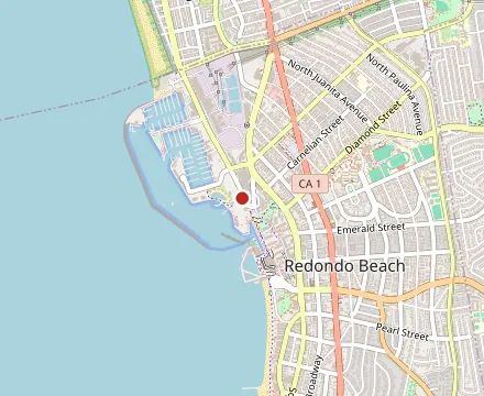 Map showing Captain Kidd's Fish Market & Restaurant