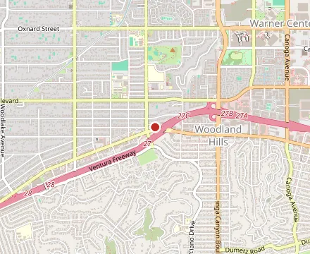 Map showing Calif Chicken Cafe
