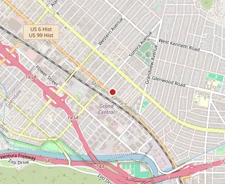 Map showing xo café