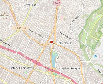 Map showing Taix French Restaurant