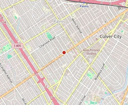 Map showing Bamboo Restaurant