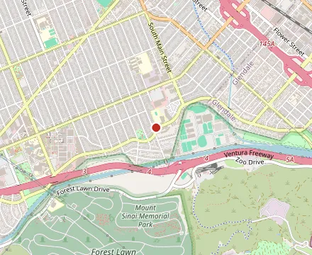Map showing Basecamp Dinette
