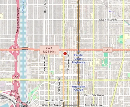Map showing Sesame Dinette