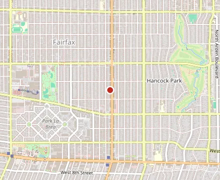 Map showing The Sycamore Kitchen