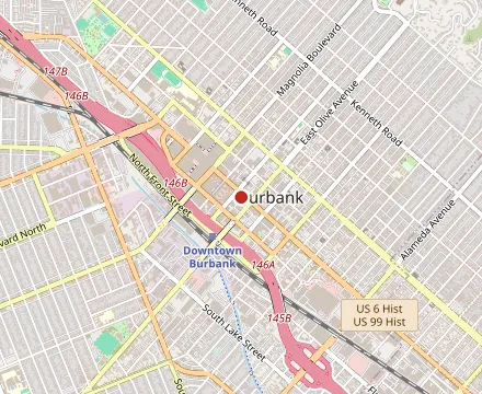 Map showing Fantasia Billiards