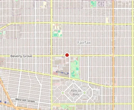Map showing Noree Thai on Beverly