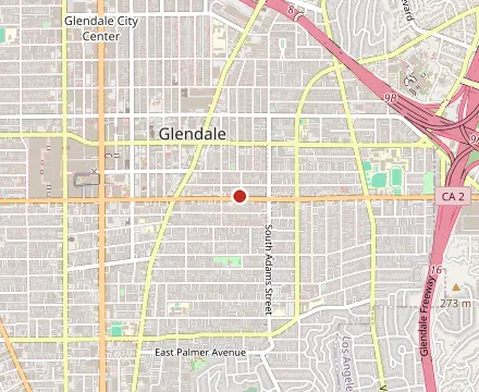 Map showing Hookah Lounge