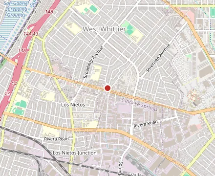 Map showing Steak Corral Restaurants