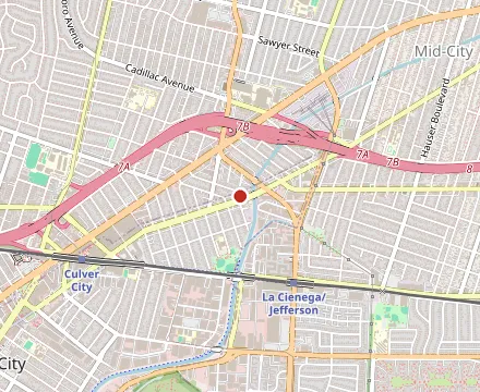 Map showing Almost Famous Indian