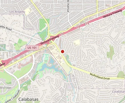 Map showing Blu Jam Cafe