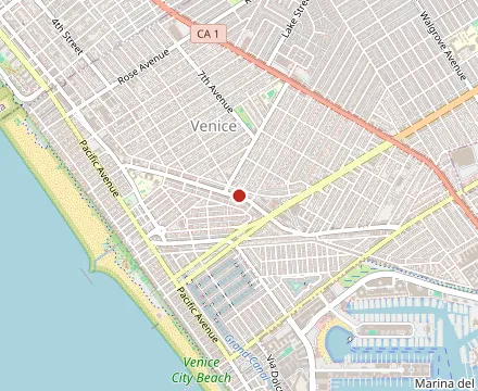 Map showing Gjelina
