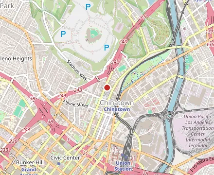 Map showing Full Moon House