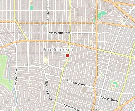 Map showing A Food Affair